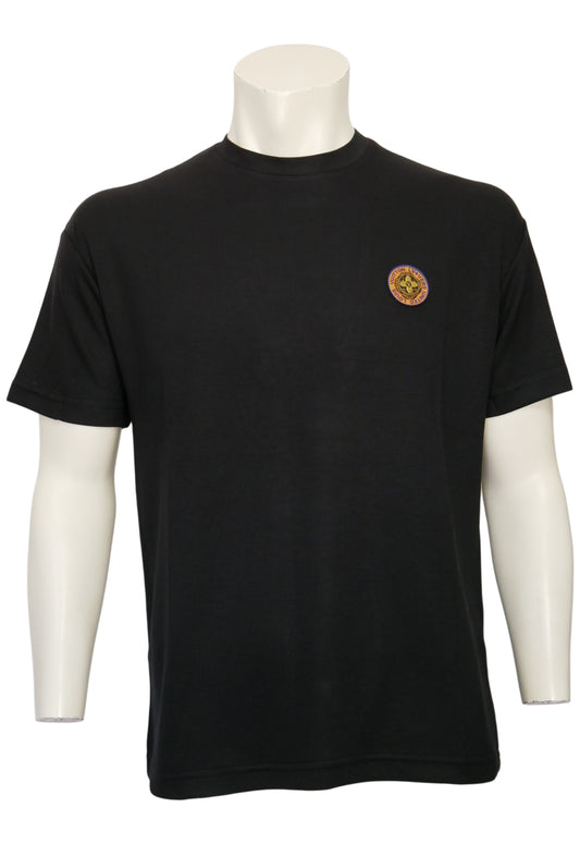 Louis Vuitton Herren T-Shirt Schwarz Stretch Baumwolle
