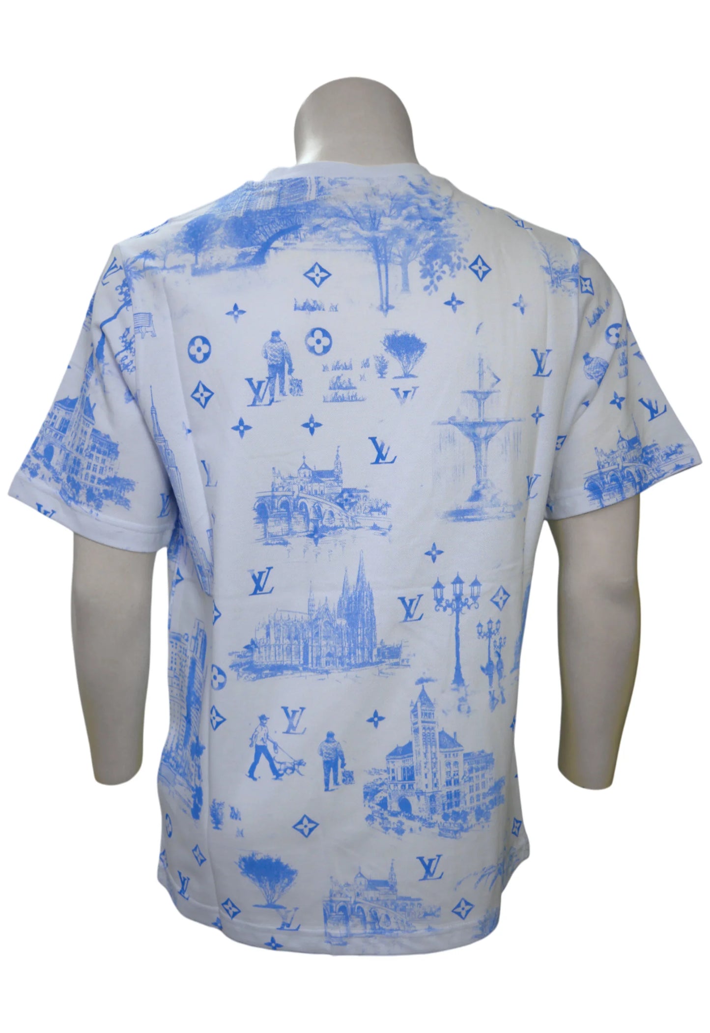 Louis Vuitton Herren T-Shirt Weiss - Original Designer Marken Outlet - Salvin Store