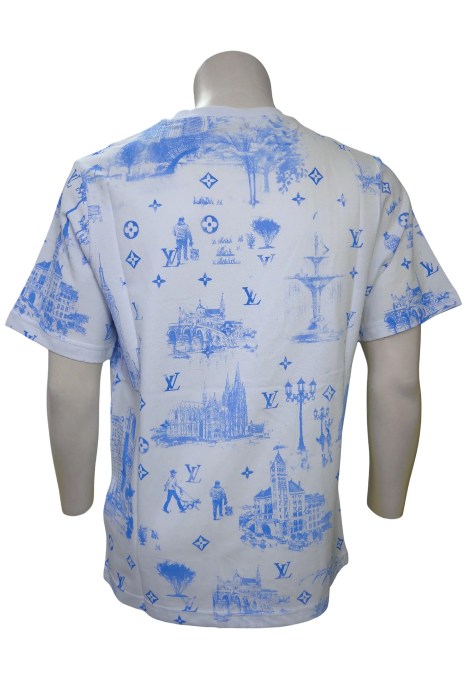Louis Vuitton Herren T-Shirt Weiss - Original Designer Marken Outlet - Salvin Store