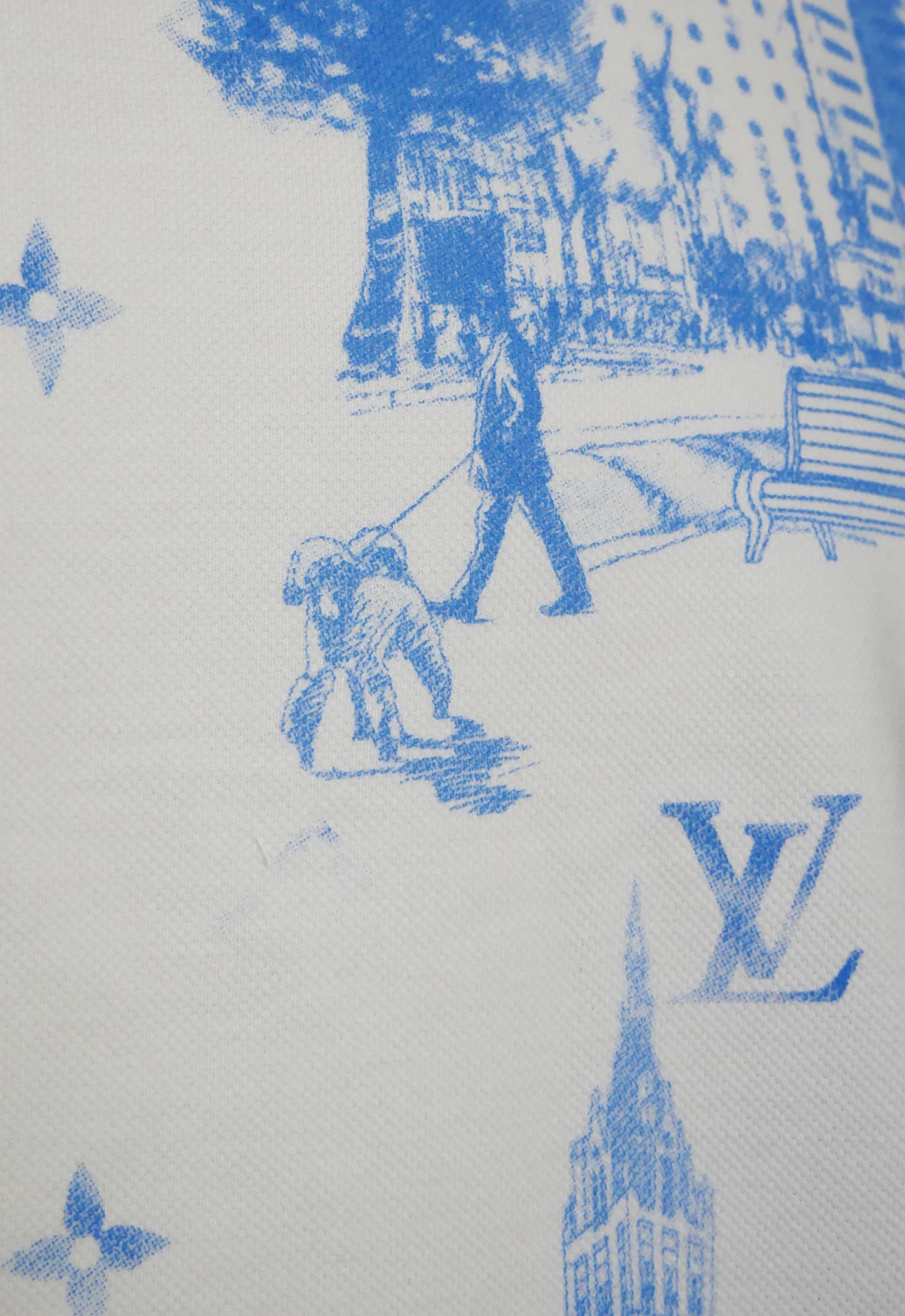Louis Vuitton Herren T-Shirt Weiss - Original Designer Marken Outlet - Salvin Store