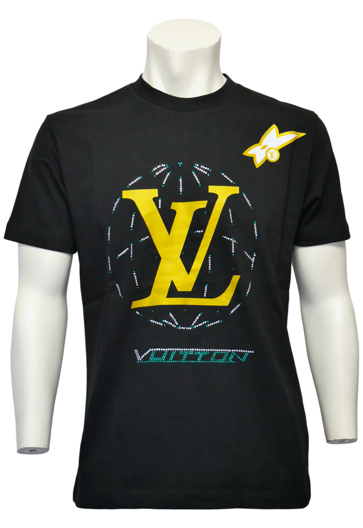 Louis Vuitton Herren T-Shirt Schwarz - Original Designer Marken Outlet - Salvin Store