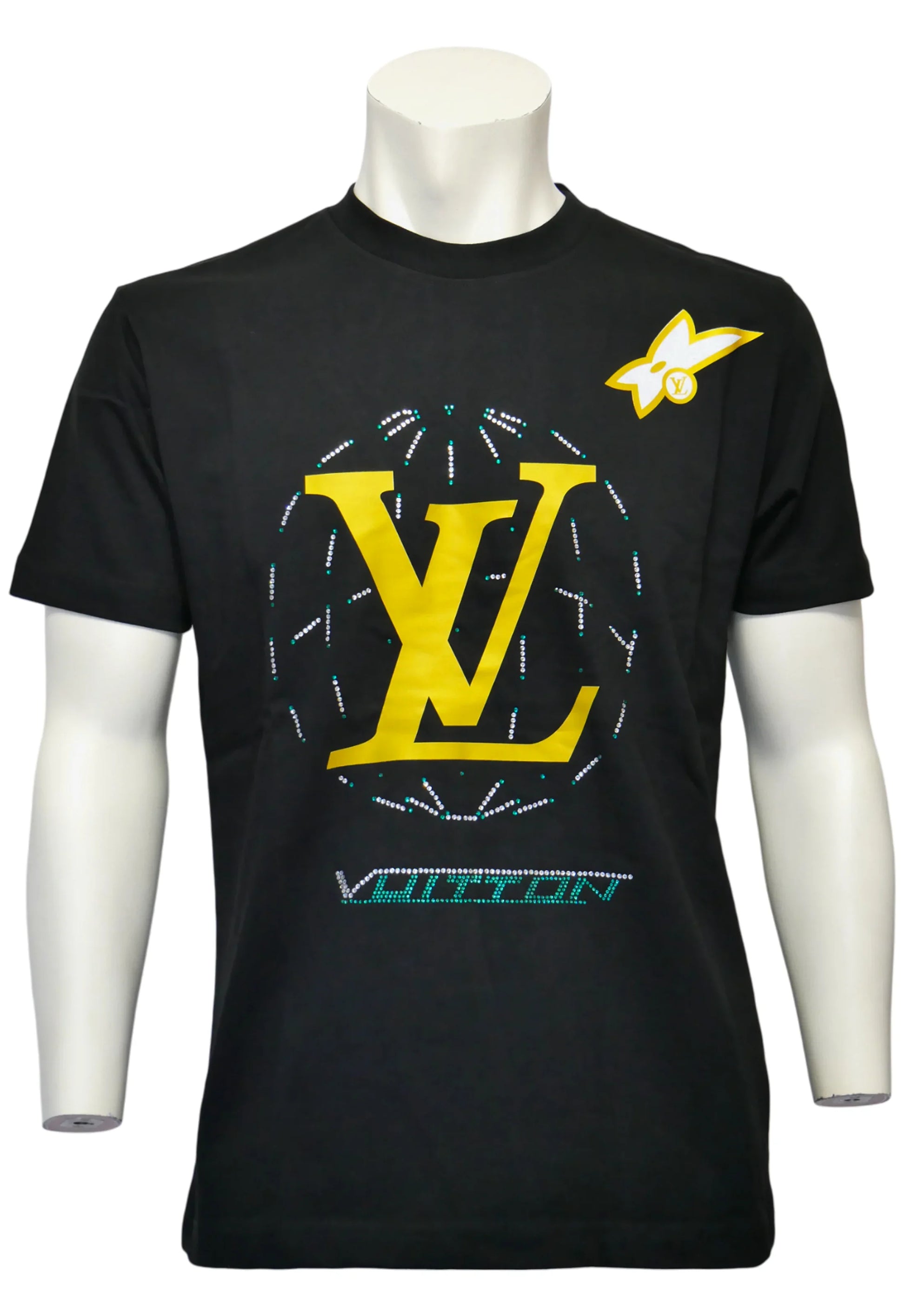 Louis Vuitton Herren T-Shirt Schwarz - Original Designer Marken Outlet - Salvin Store