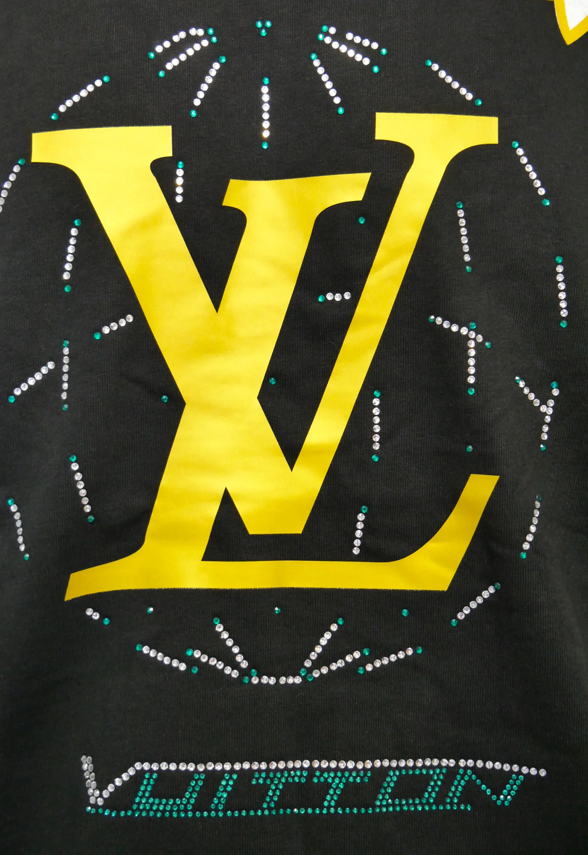 Louis Vuitton Herren T-Shirt Schwarz - Original Designer Marken Outlet - Salvin Store