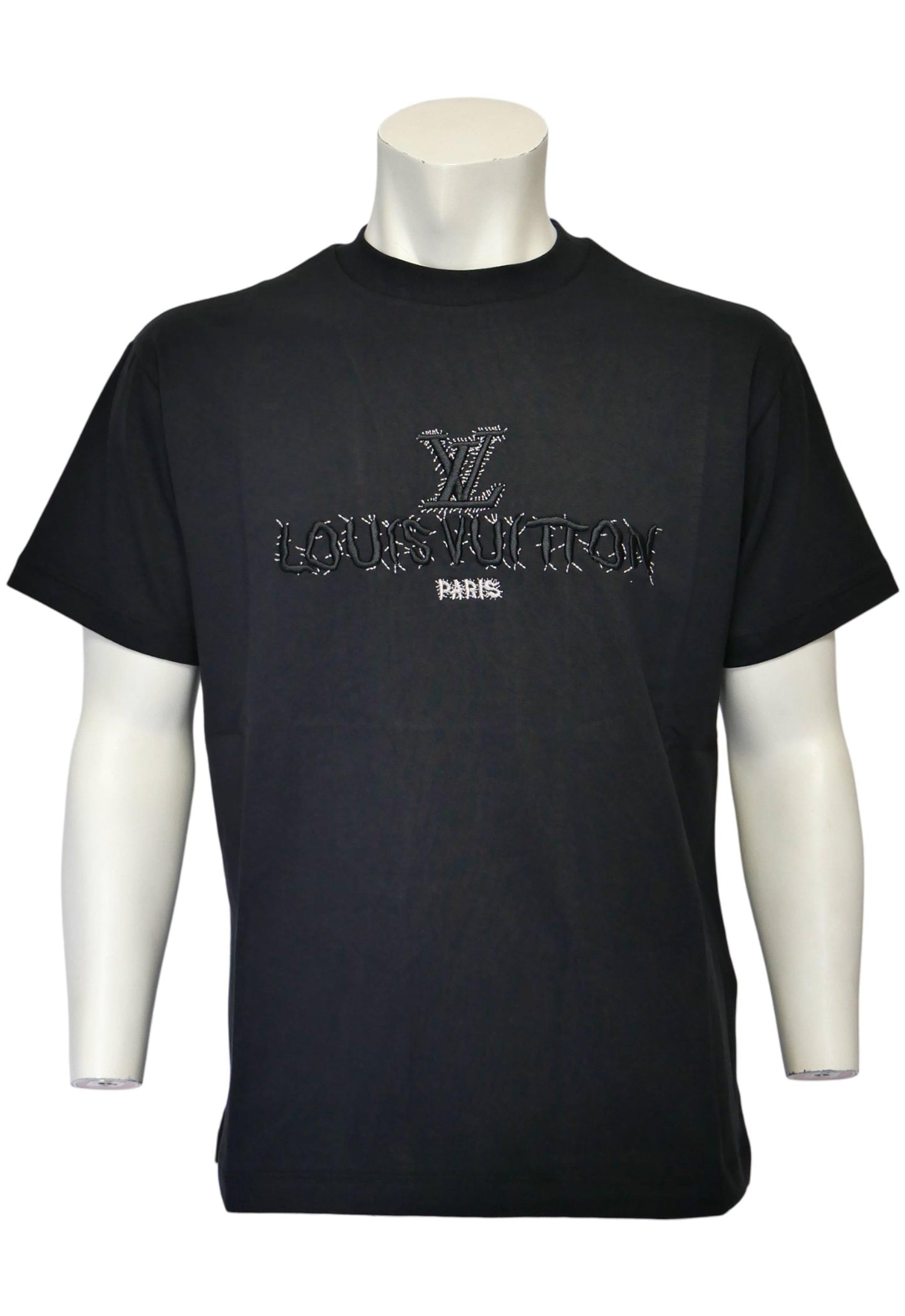 Louis Vuitton Herren T-Shirt Schwarz - Original Designer Marken Outlet - Salvin Store