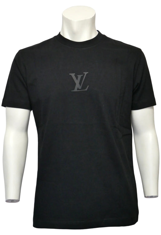 Louis Vuitton Herren T-Shirt Schwarz - Original Designer Marken Outlet - Salvin Store
