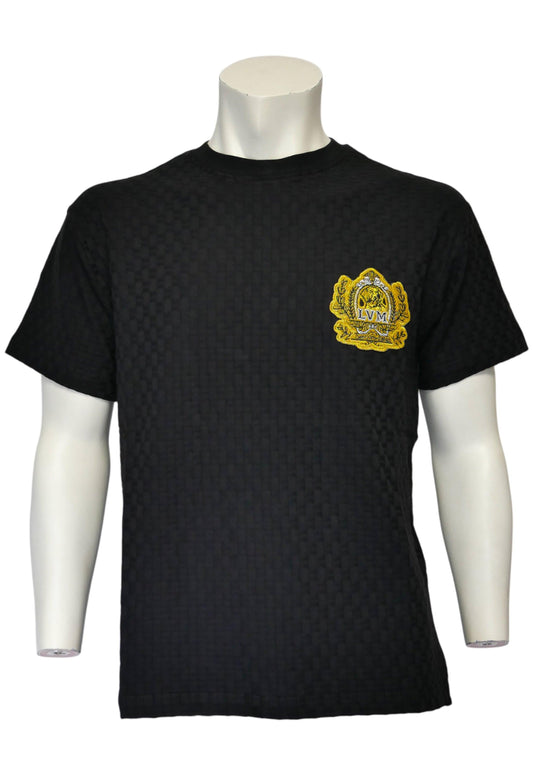 Louis Vuitton Herren T-Shirt Schwarz - Original Designer Marken Outlet - Salvin Store
