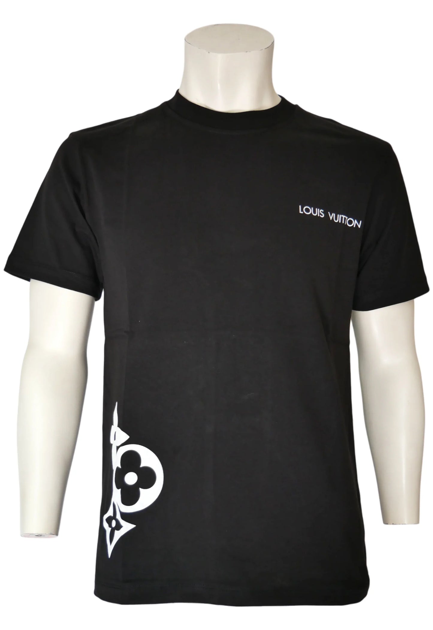 Louis Vuitton Herren T-Shirt Schwarz - Original Designer Marken Outlet - Salvin Store