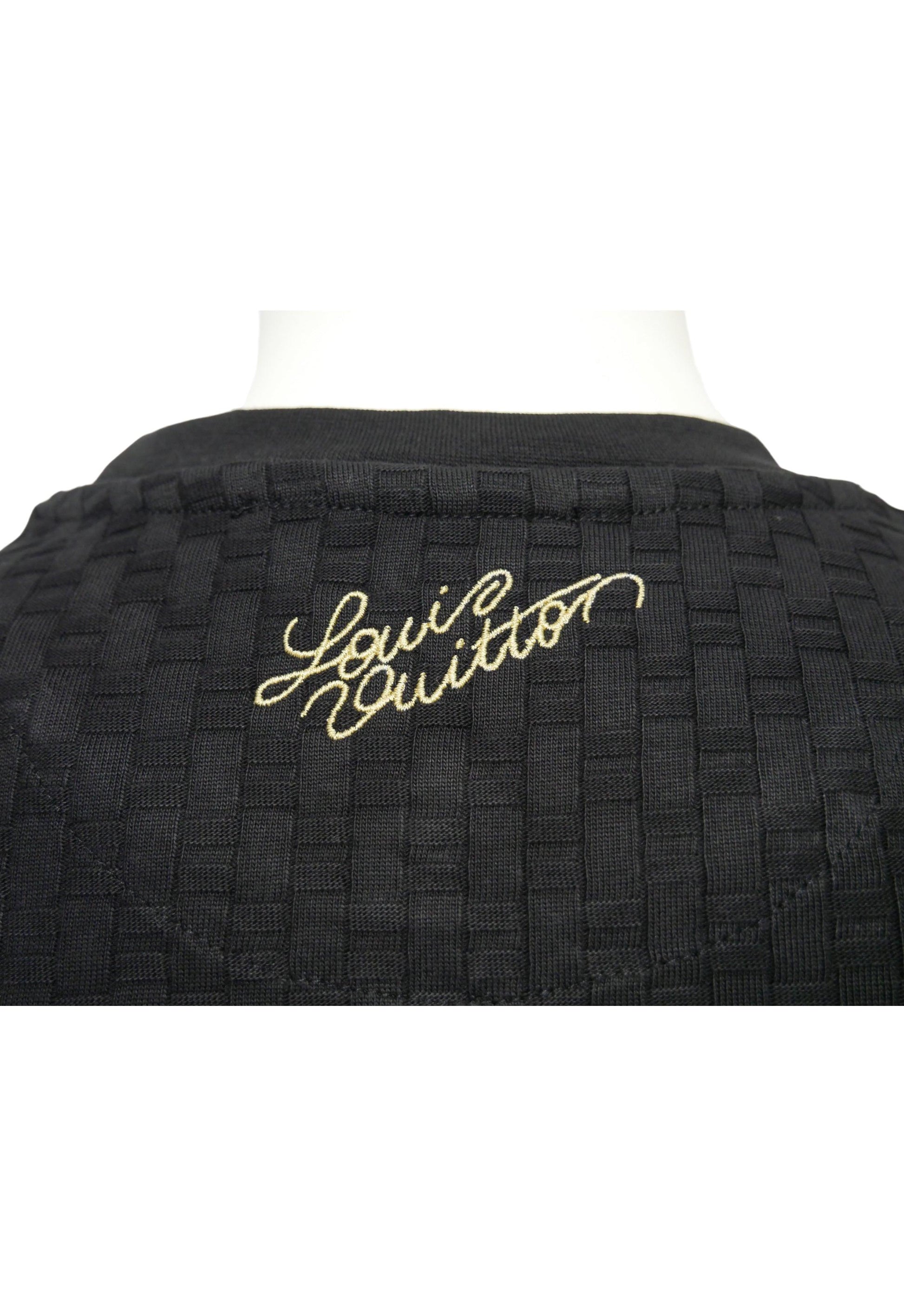 Louis Vuitton Herren T-Shirt Schwarz - Original Designer Marken Outlet - Salvin Store