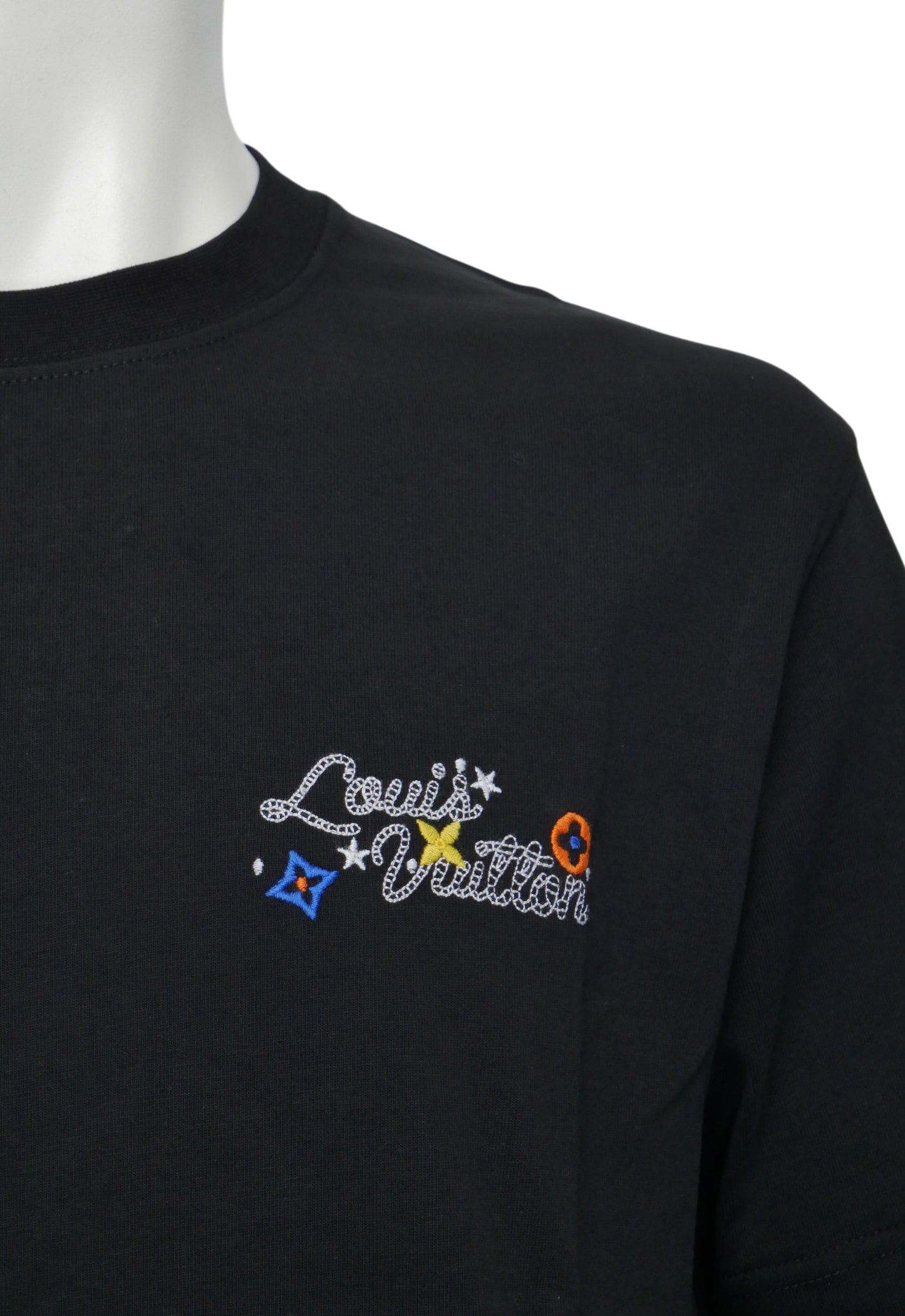 Louis Vuitton Herren T-Shirt Schwarz