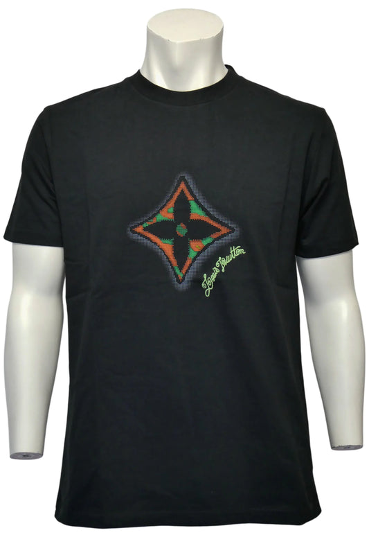 Louis Vuitton Herren T-Shirt Schwarz - Original Designer Marken Outlet - Salvin Store