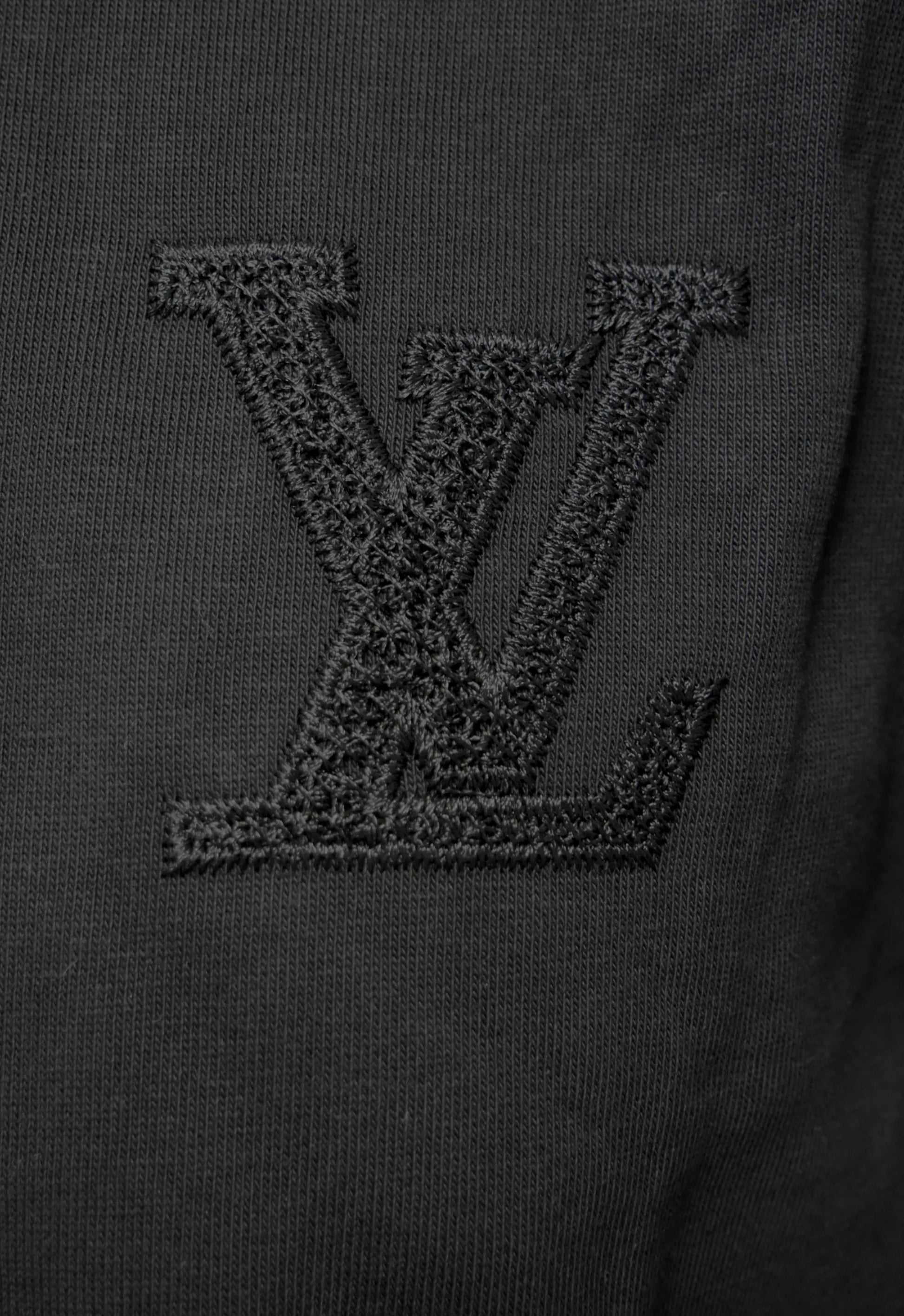 Louis Vuitton Herren T-Shirt Schwarz - Original Designer Marken Outlet - Salvin Store