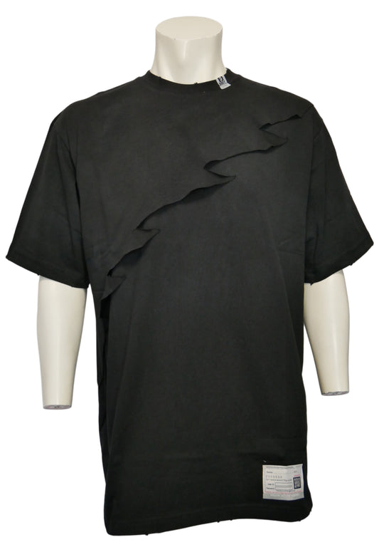 Maison Mihara Yasuhiro Herren T-Shirt Schwarz