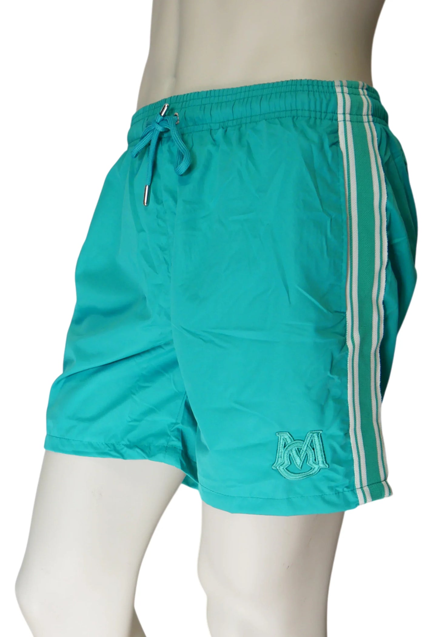 Moncler Herren Badehose Türkis - Original Designer Marken Outlet - Salvin Store