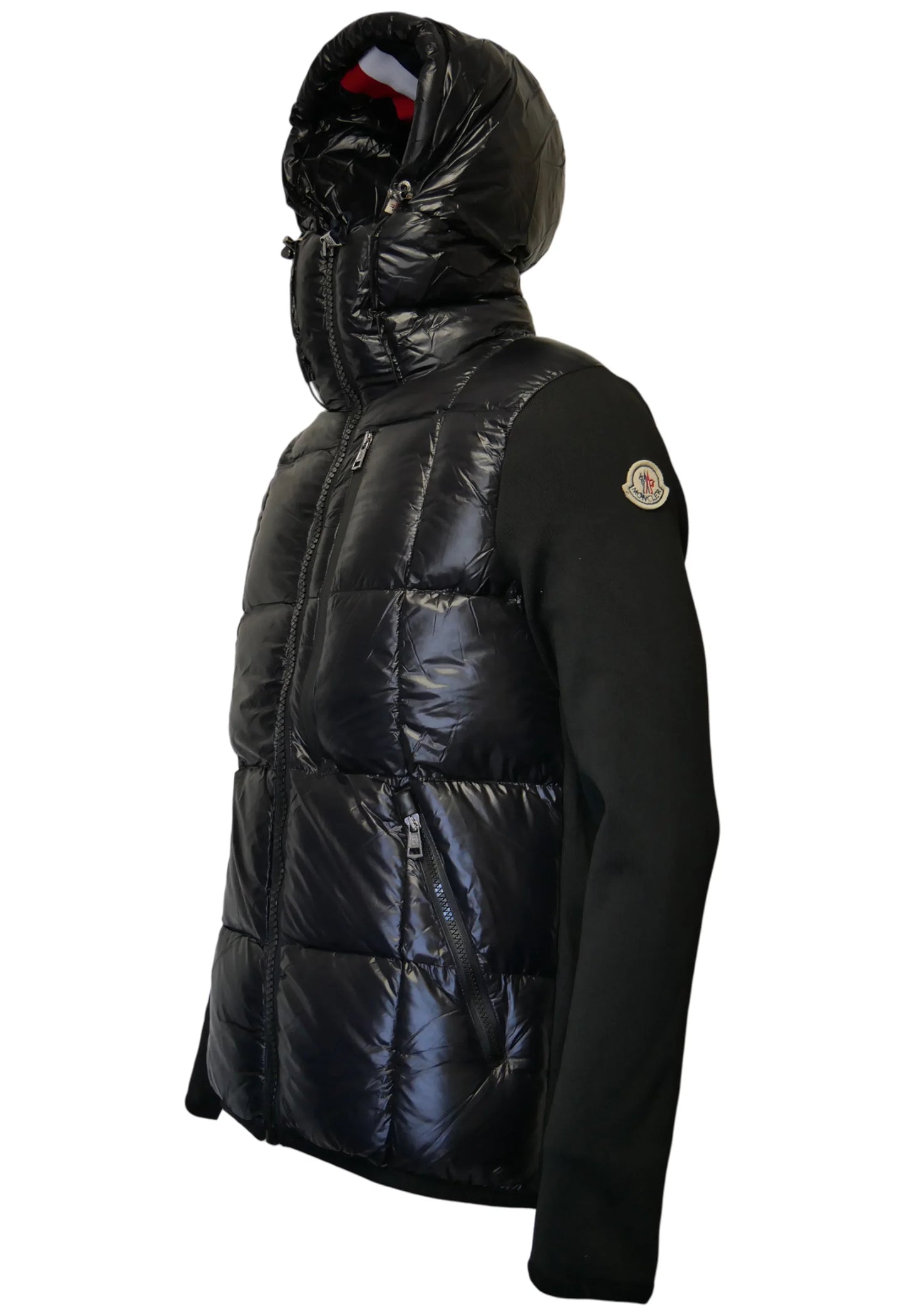 Moncler Herren Hybridjacke Schwarz - Original Designer Marken Outlet - Salvin Store