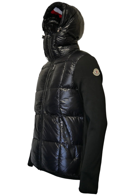 Moncler Herren Hybridjacke Schwarz - Original Designer Marken Outlet - Salvin Store