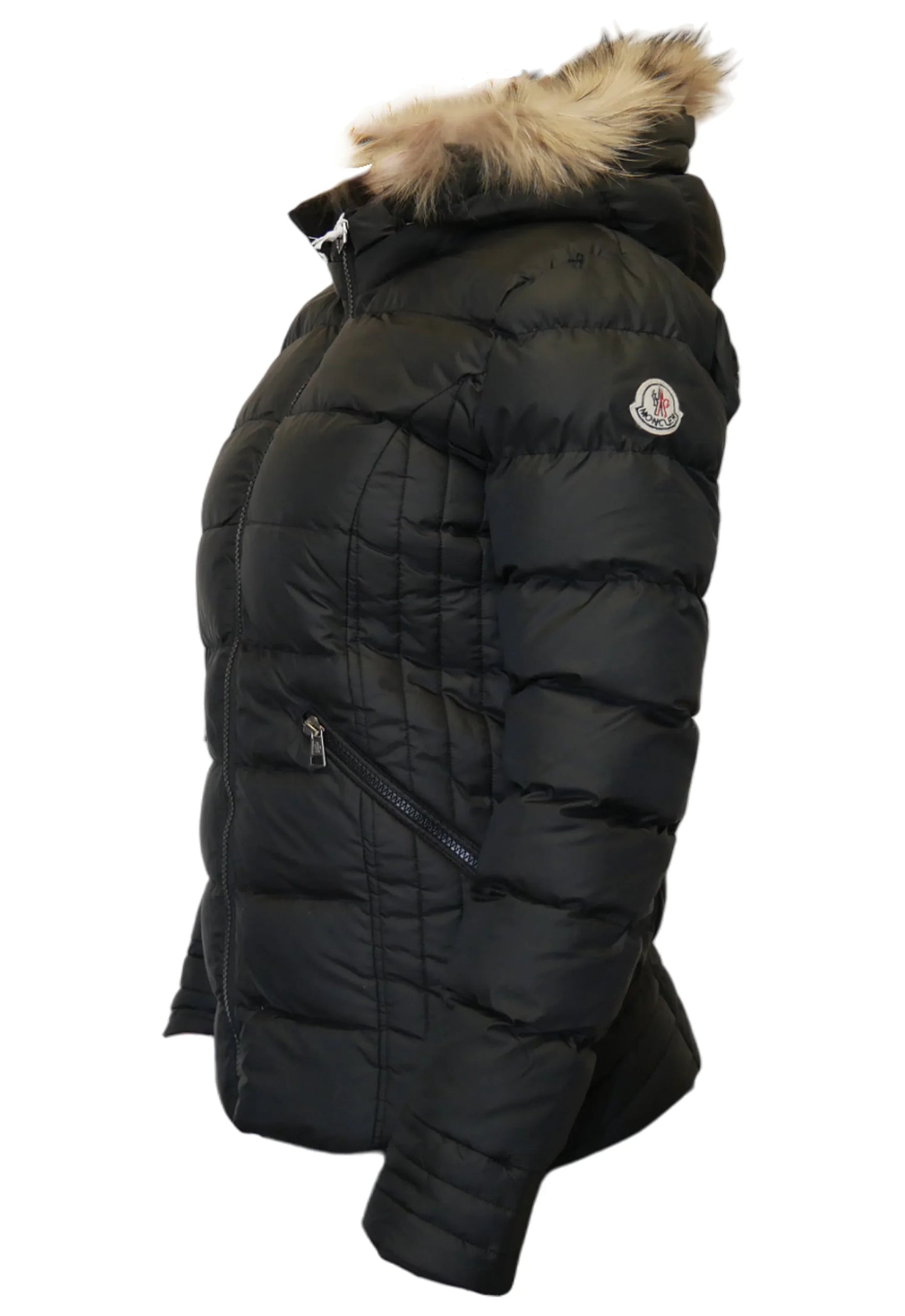 Moncler Damen Leichte Steppjacke Schwarz - Original Designer Marken Outlet - Salvin Store