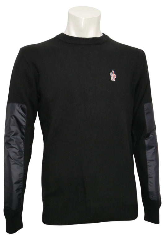Moncler Herren Strickpullover Schwarz - Original Designer Marken Outlet - Salvin Store