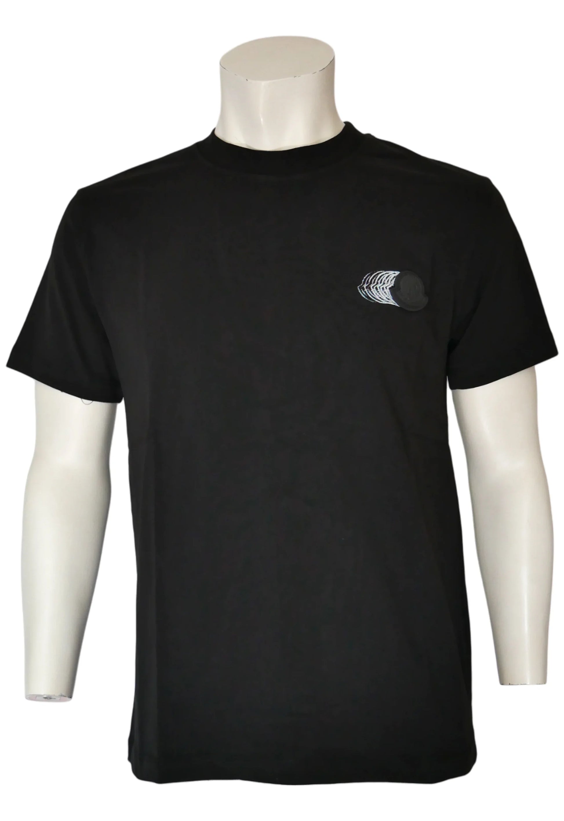 Moncler Herren T-Shirt Schwarz - Original Designer Marken Outlet - Salvin Store