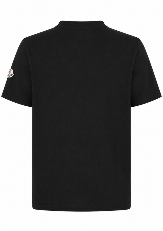 Moncler Herren T-Shirt Embroidered Varsity Logo Cotton