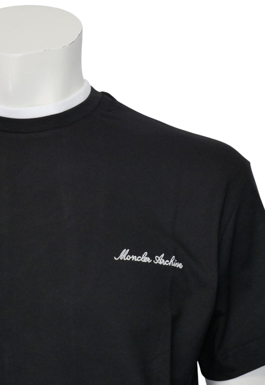 Moncler Herren T-Shirt Schwarz