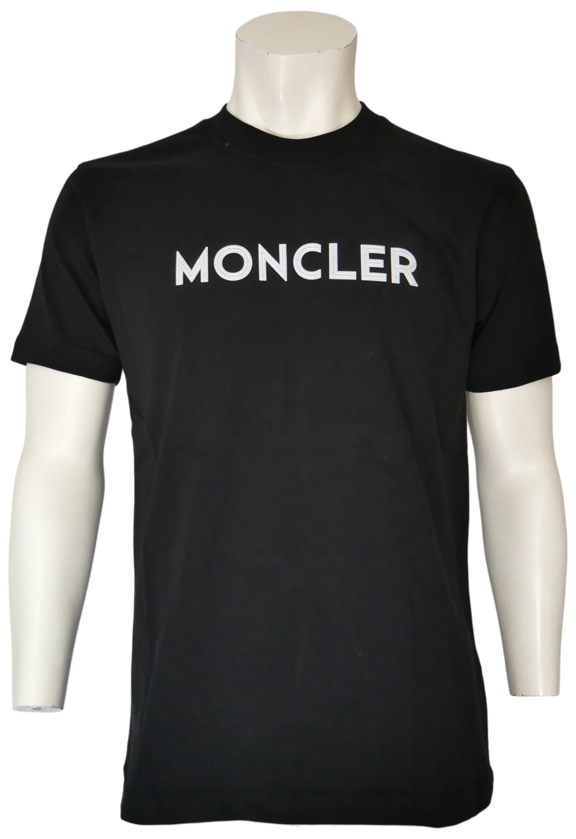Moncler Herren T-Shirt Schwarz - Original Designer Marken Outlet - Salvin Store