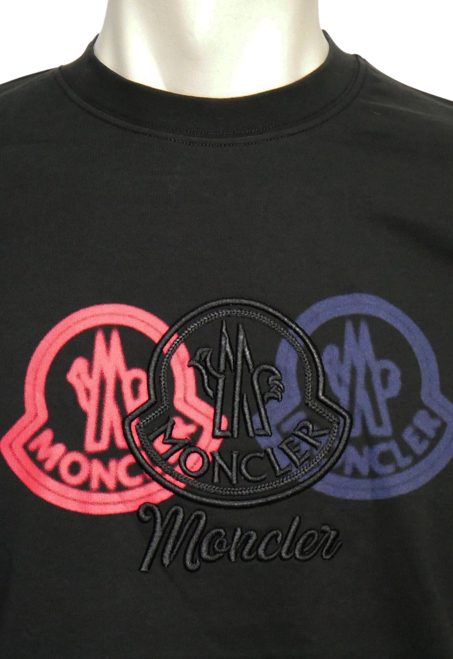 Moncler Herren T-Shirt Schwarz