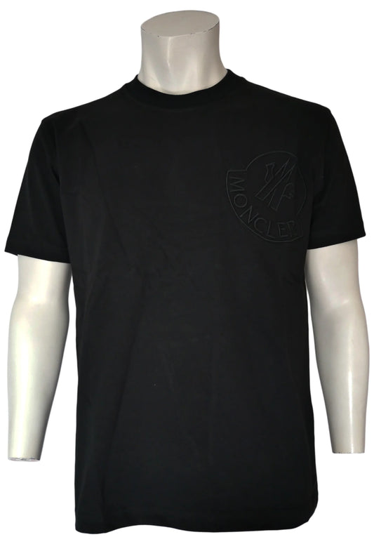 Moncler Herren T-Shirt Schwarz - Original Designer Marken Outlet - Salvin Store