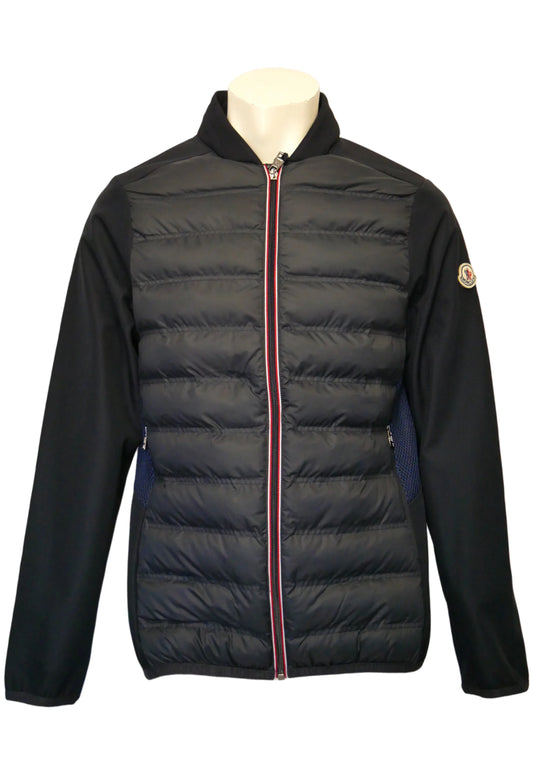 Moncler Herren Thermo-Hybridjacke Blau - Original Designer Marken Outlet - Salvin Store