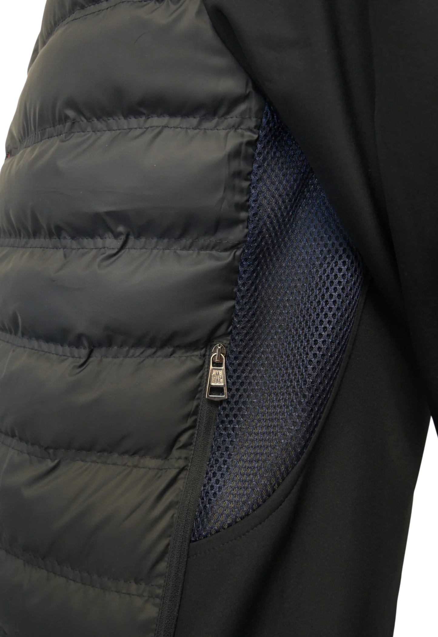 Moncler Herren Thermo-Hybridjacke Blau - Original Designer Marken Outlet - Salvin Store