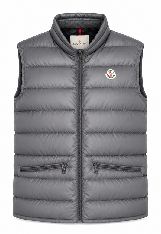 Moncler Herren Weste Grau