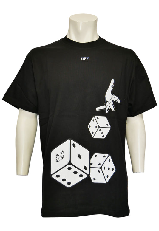 Off-White Herren Oversized T-Shirt Schwarz