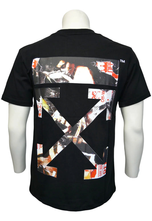 Off-White Herren T-Shirt Schwarz - Original Designer Marken Outlet - Salvin Store