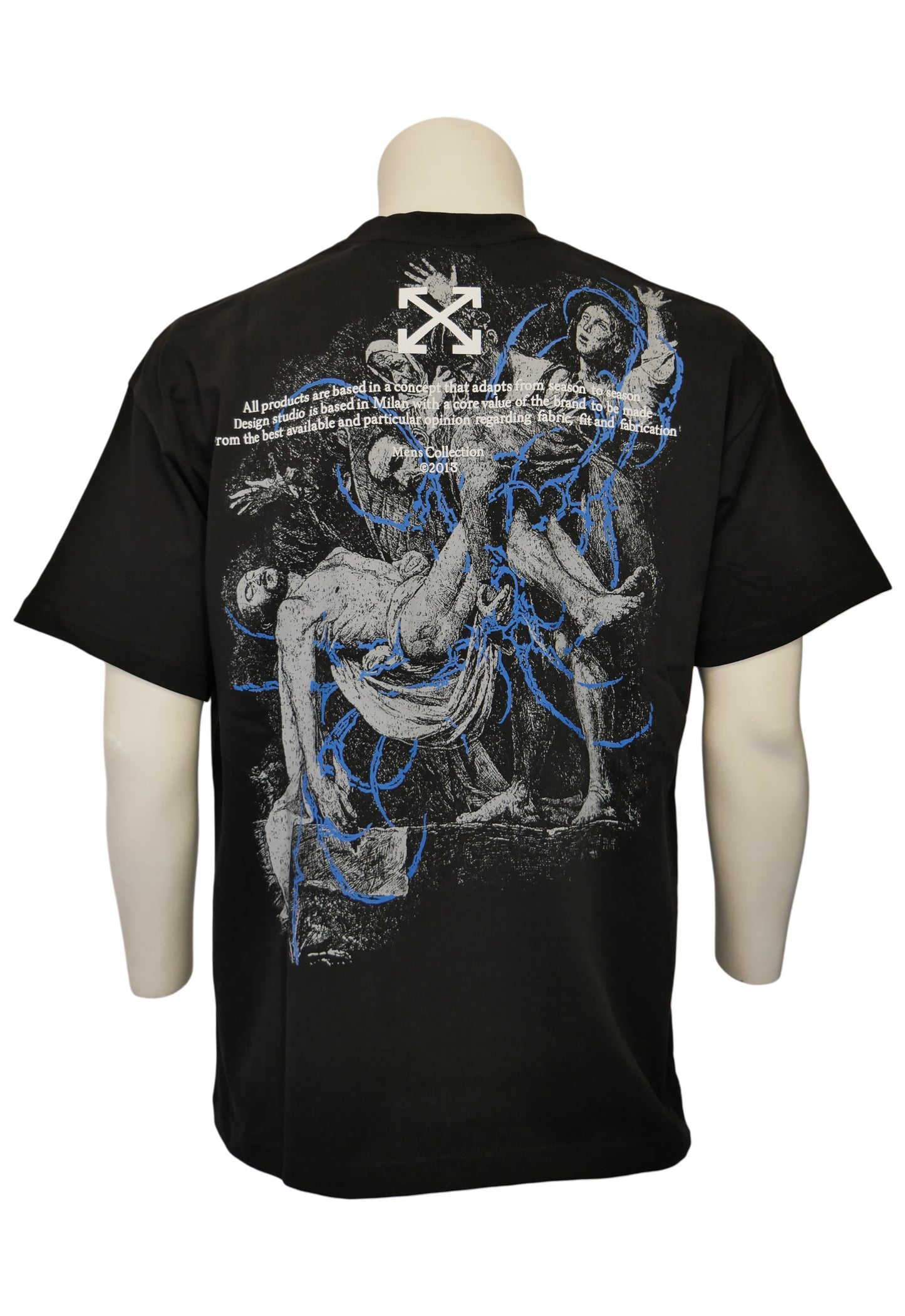 Off-White Herren T-Shirt Schwarz