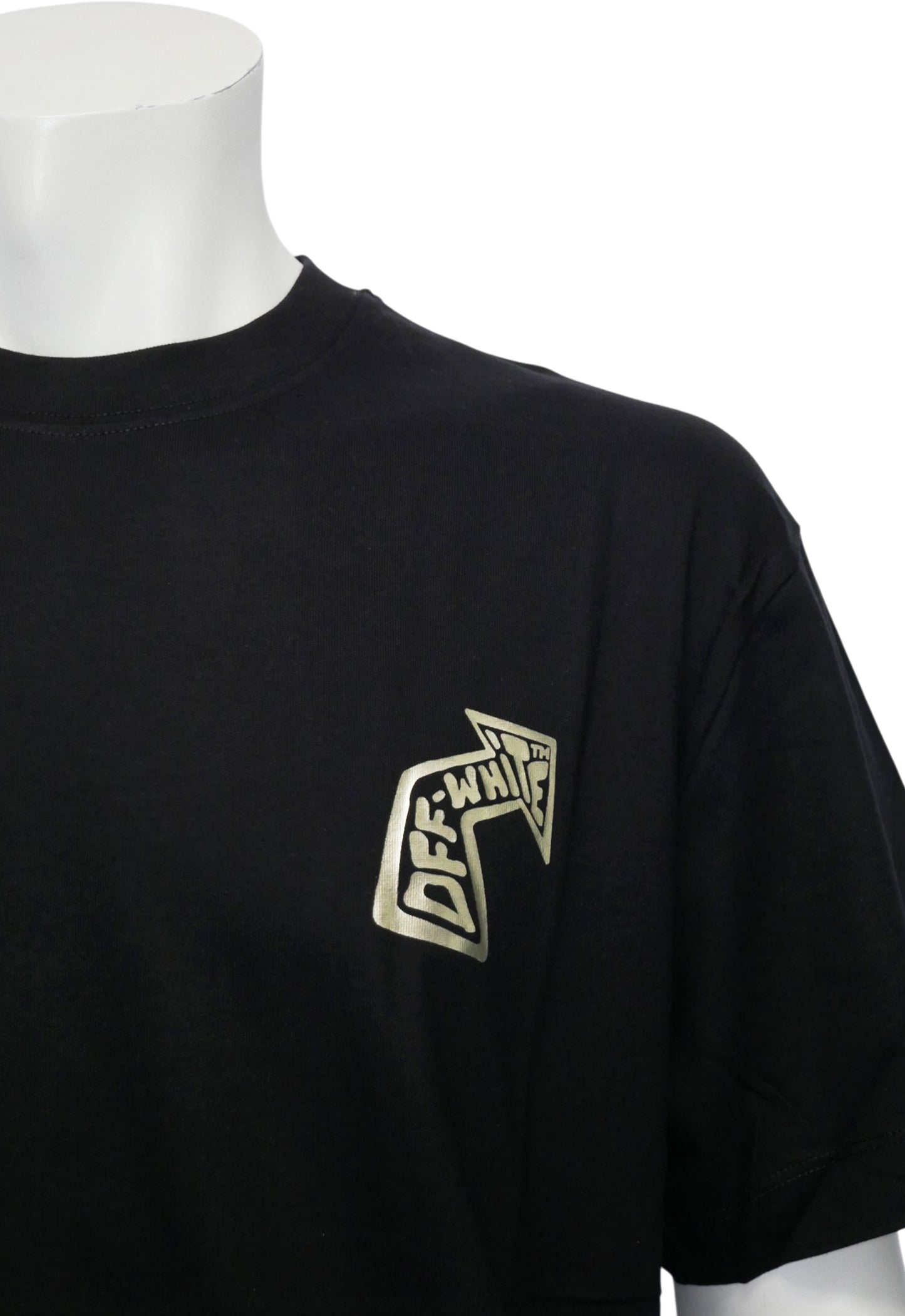 Off-White Herren Oversized T-Shirt Schwarz
