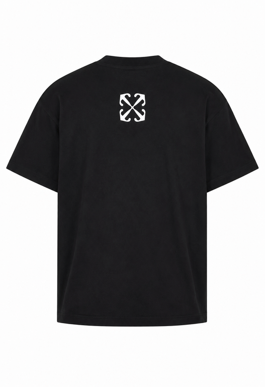Off-White Herren T-Shirt Blurred Mary Schwarz