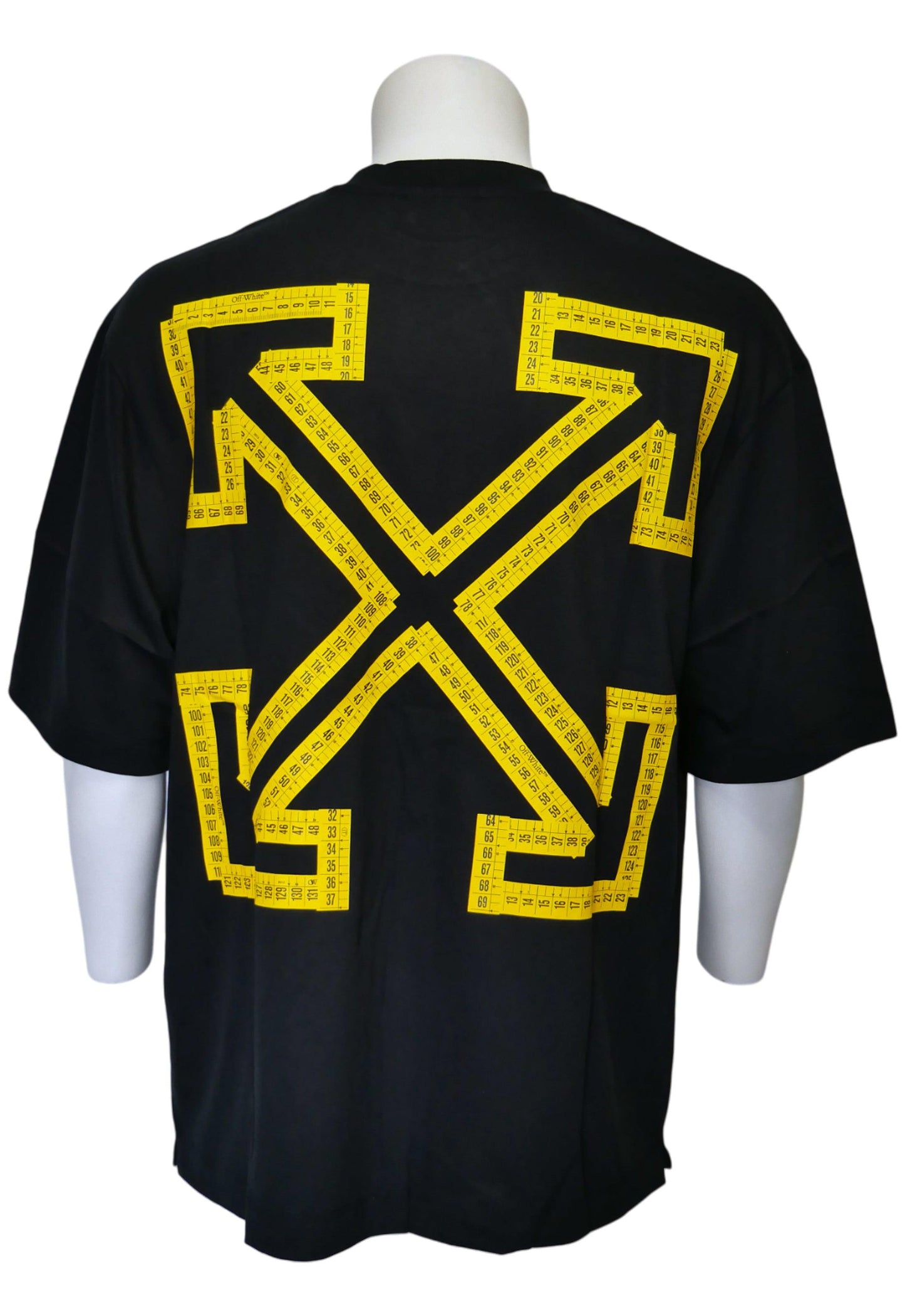 Off-White Herren T-Shirt Oversized Schwarz - Original Designer Marken Outlet - Salvin Store