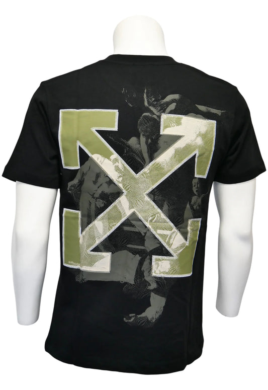 Off-White Herren T-Shirt Schwarz - Original Designer Marken Outlet - Salvin Store
