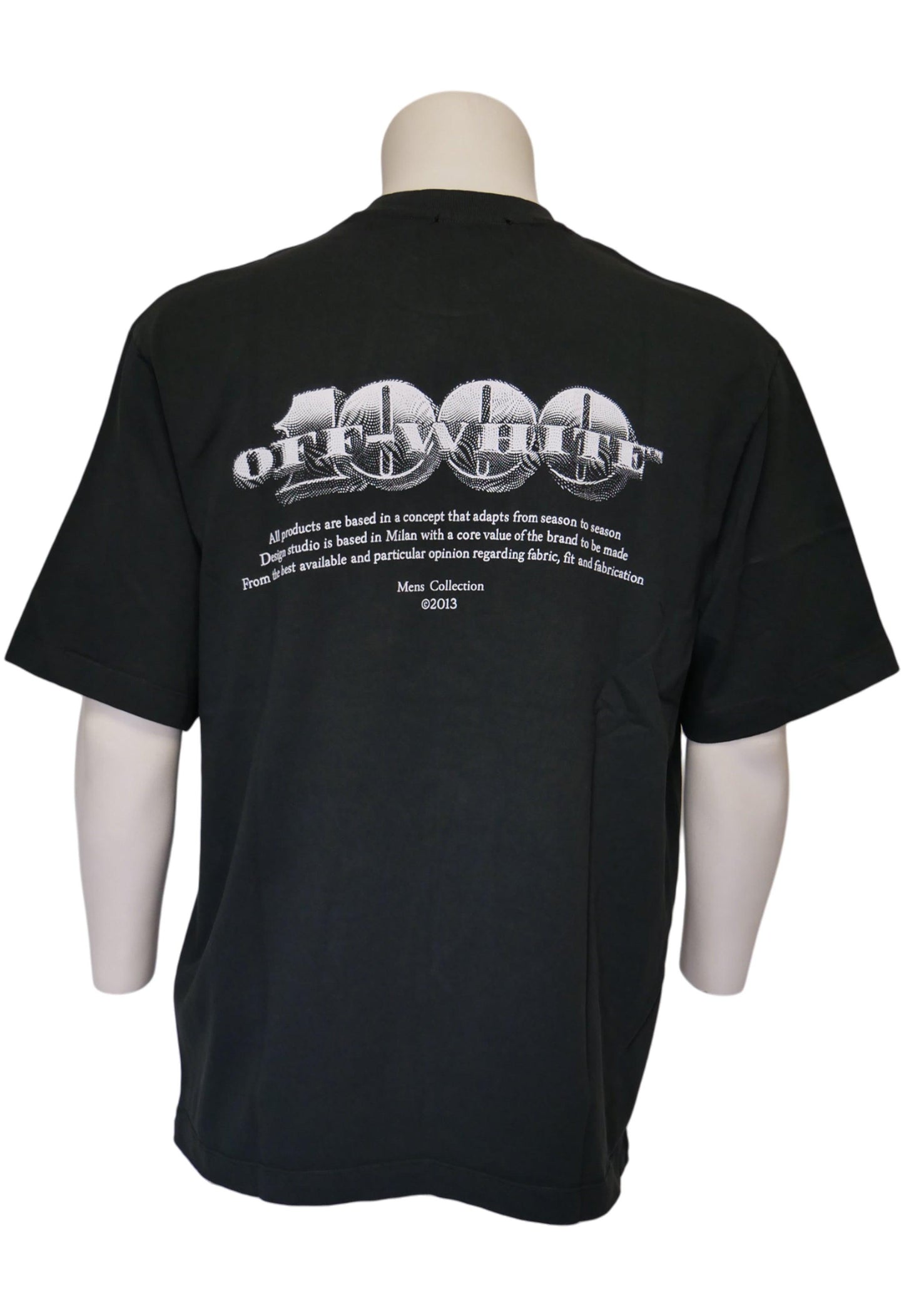 Off-White Herren T-Shirt Schwarz - Original Designer Marken Outlet - Salvin Store