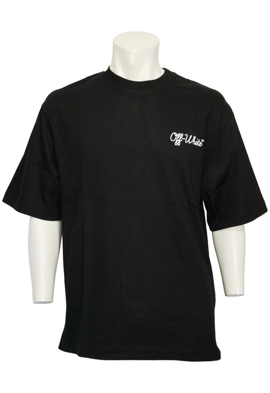Off-White Herren Oversized T-Shirt Schwarz