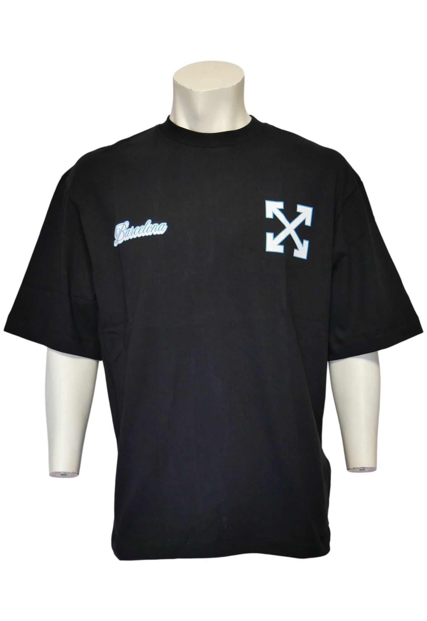Off-White Herren T-Shirt Oversized Schwarz - Original Designer Marken Outlet - Salvin Store