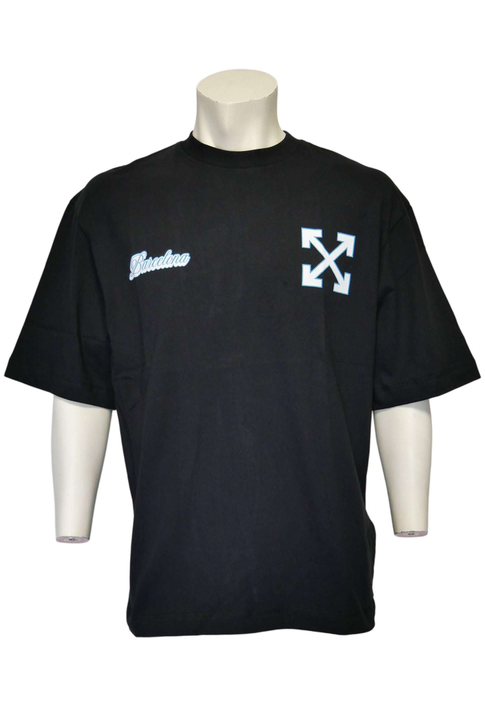 Off-White Herren T-Shirt Oversized Schwarz - Original Designer Marken Outlet - Salvin Store