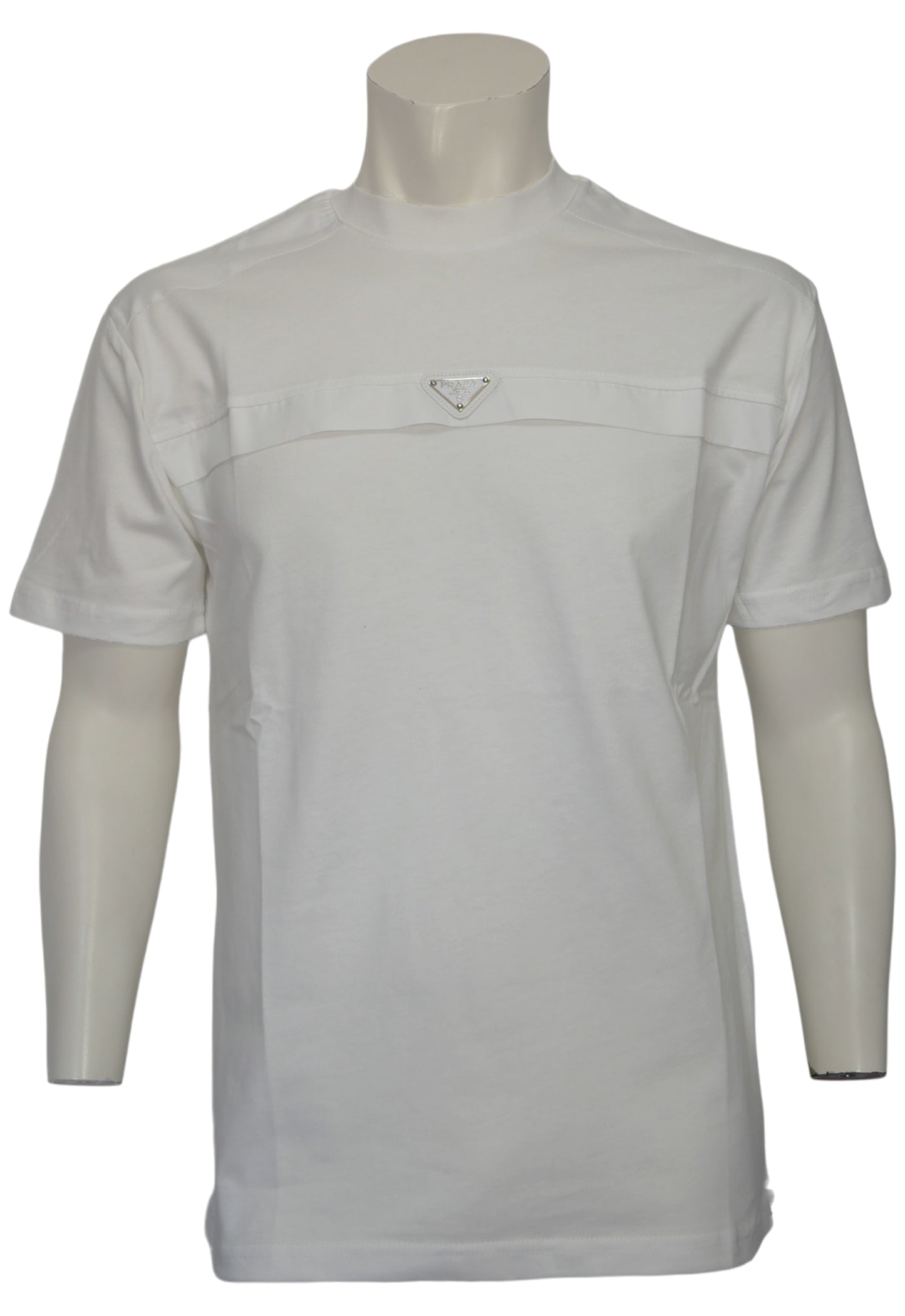 Prada Herren T-Shirt Weiß