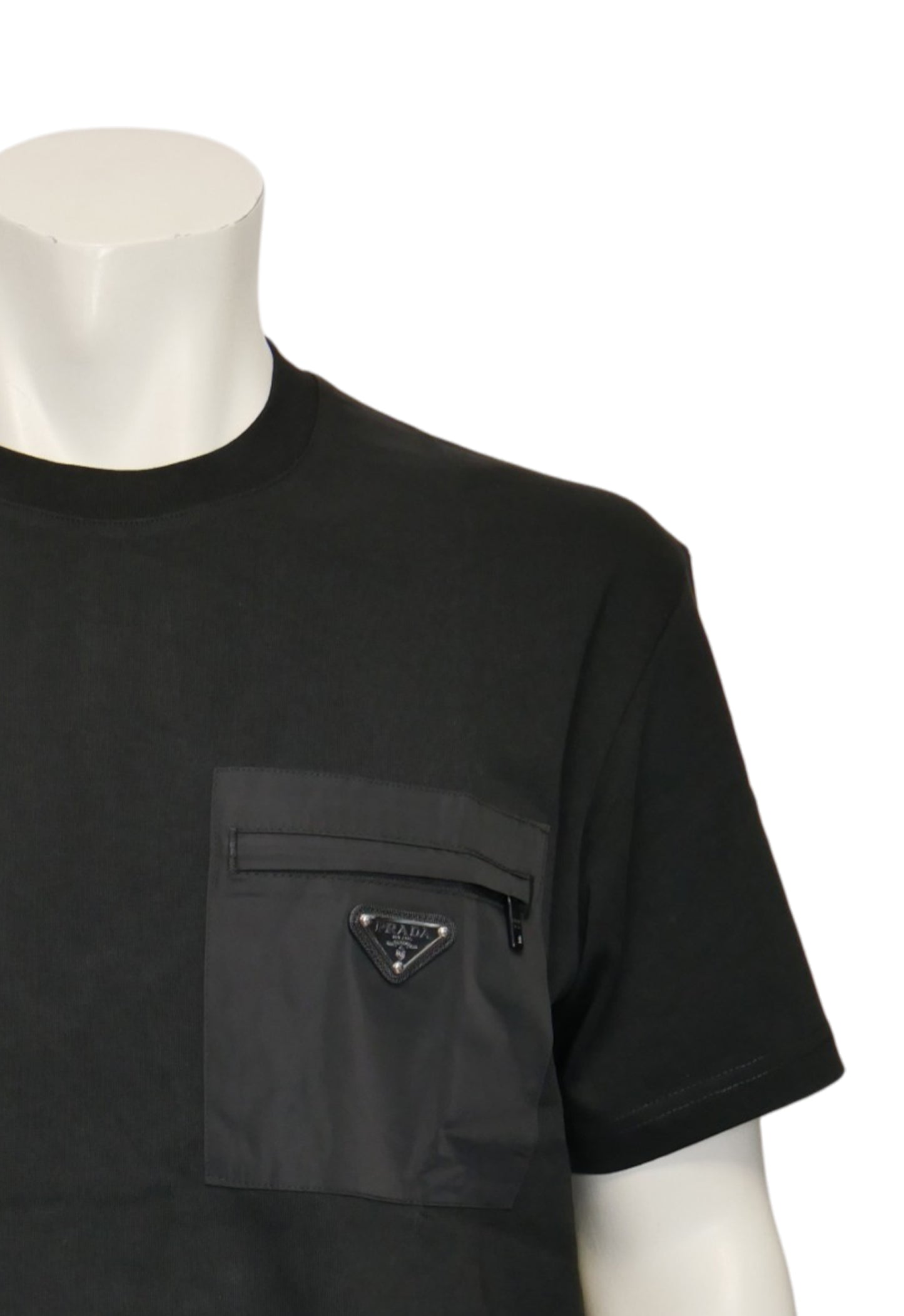 Prada Herren T-Shirt Schwarz