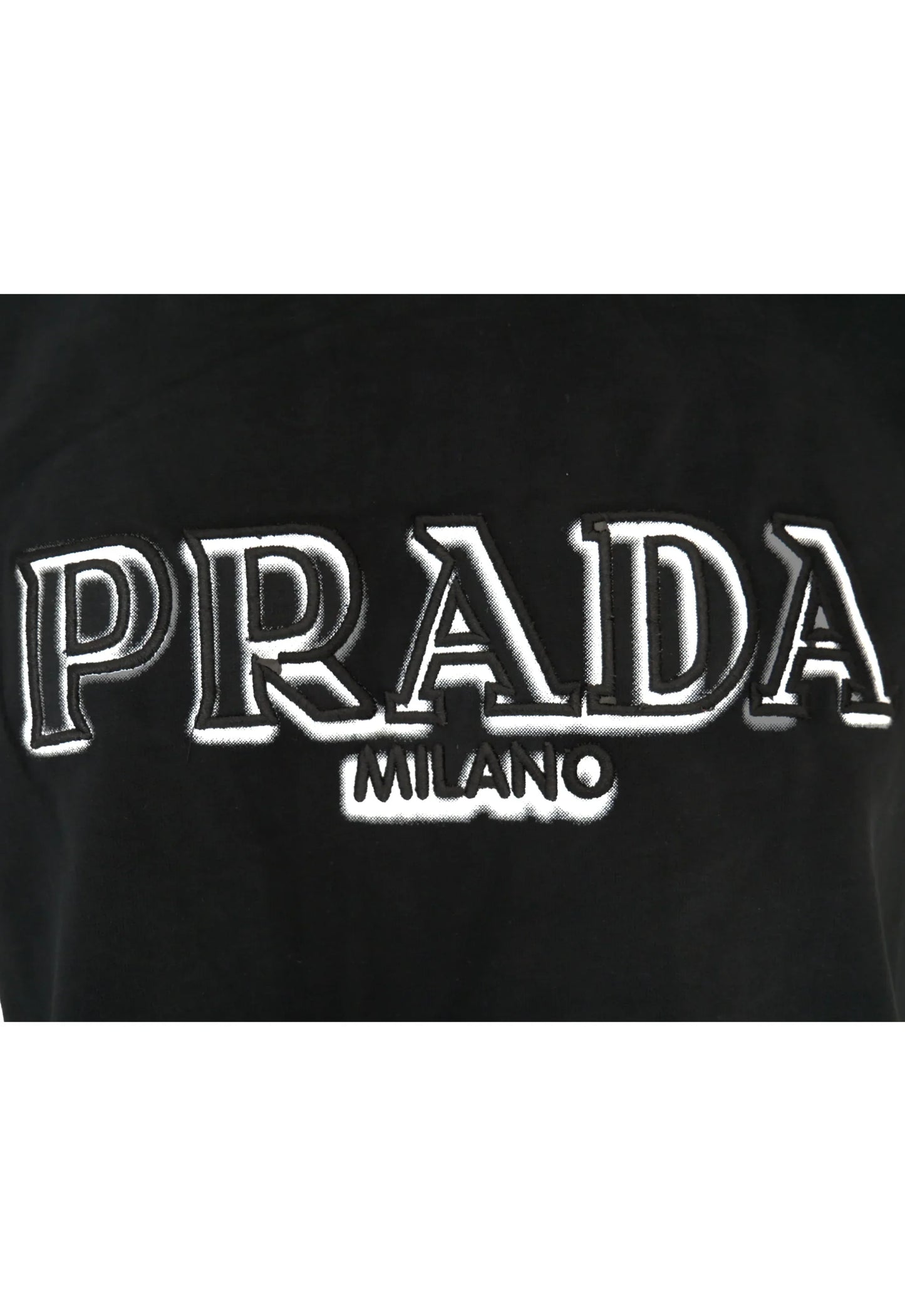 Prada Herren T-Shirt Schwarz - Original Designer Marken Outlet - Salvin Store