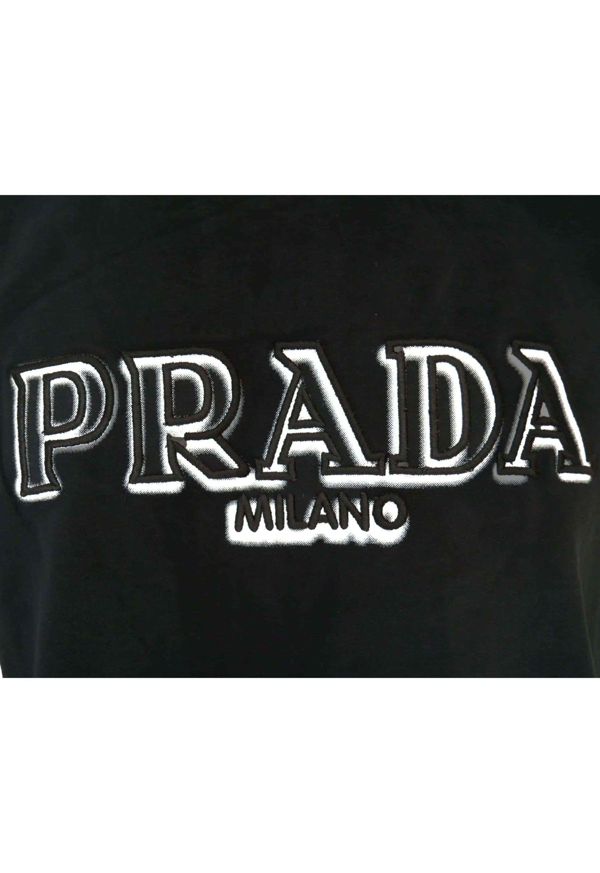 Prada Herren T-Shirt Schwarz - Original Designer Marken Outlet - Salvin Store