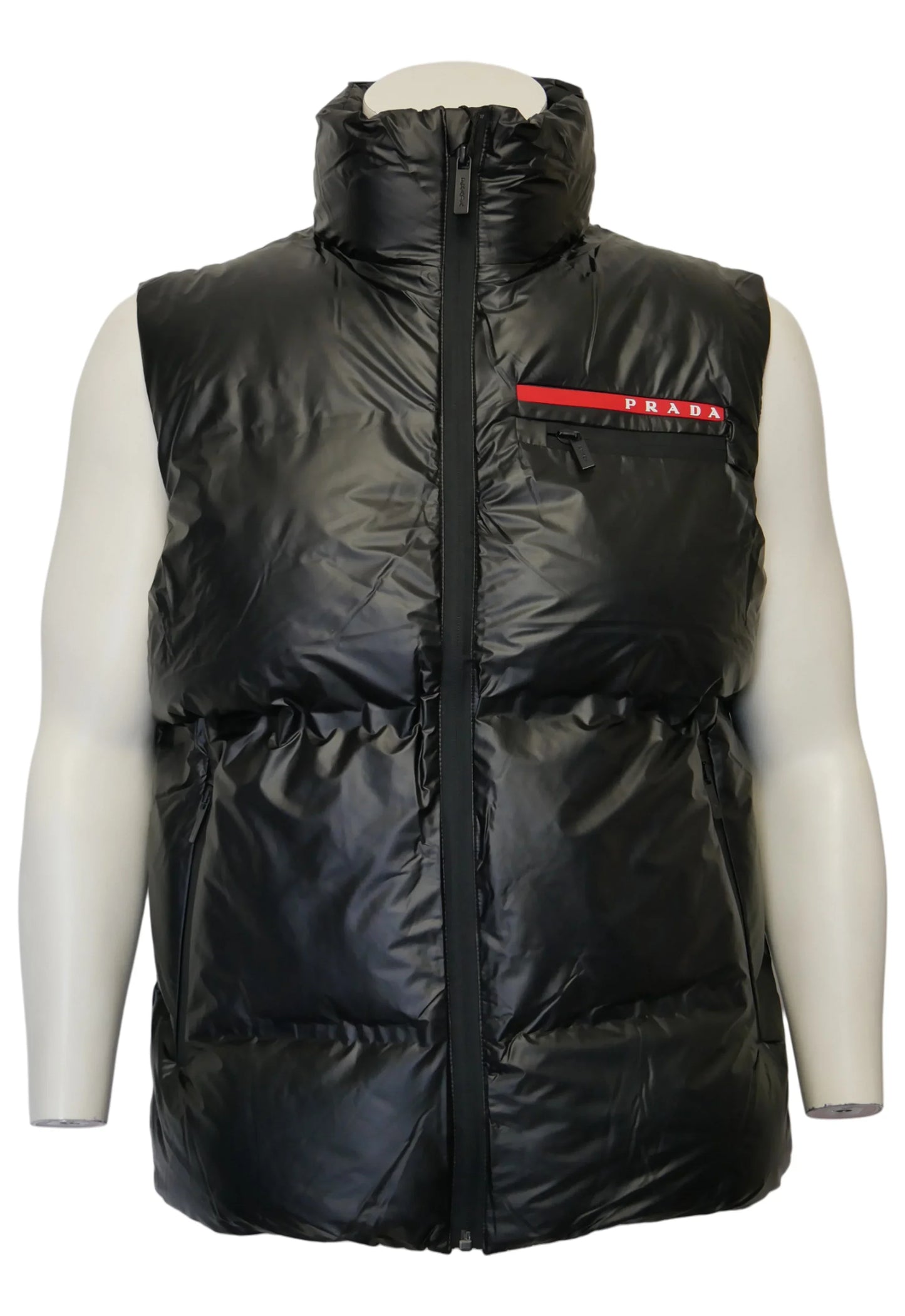Prada Herren Weste Schwarz - Original Designer Marken Outlet - Salvin Store