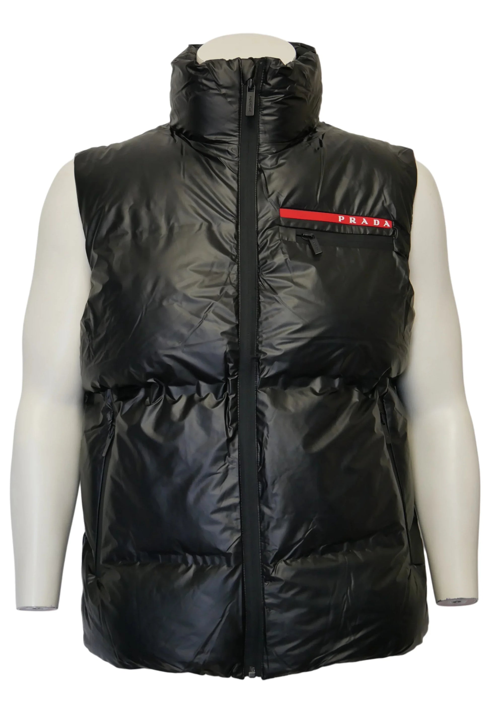 Prada Herren Weste Schwarz - Original Designer Marken Outlet - Salvin Store