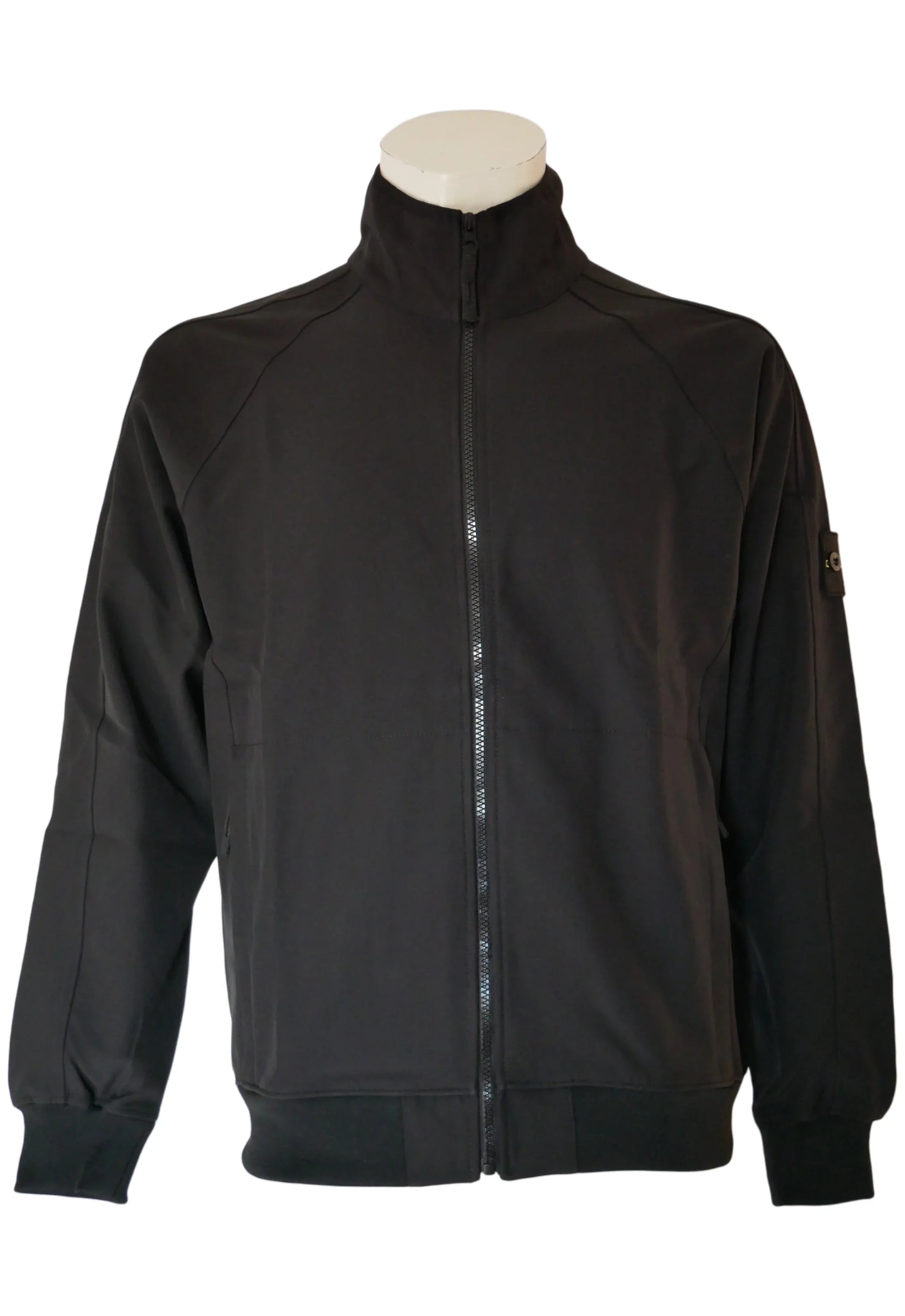 Stone Island Herren Jacke Schwarz – Leichte Übergangsjacke - Original Designer Marken Outlet - Salvin Store