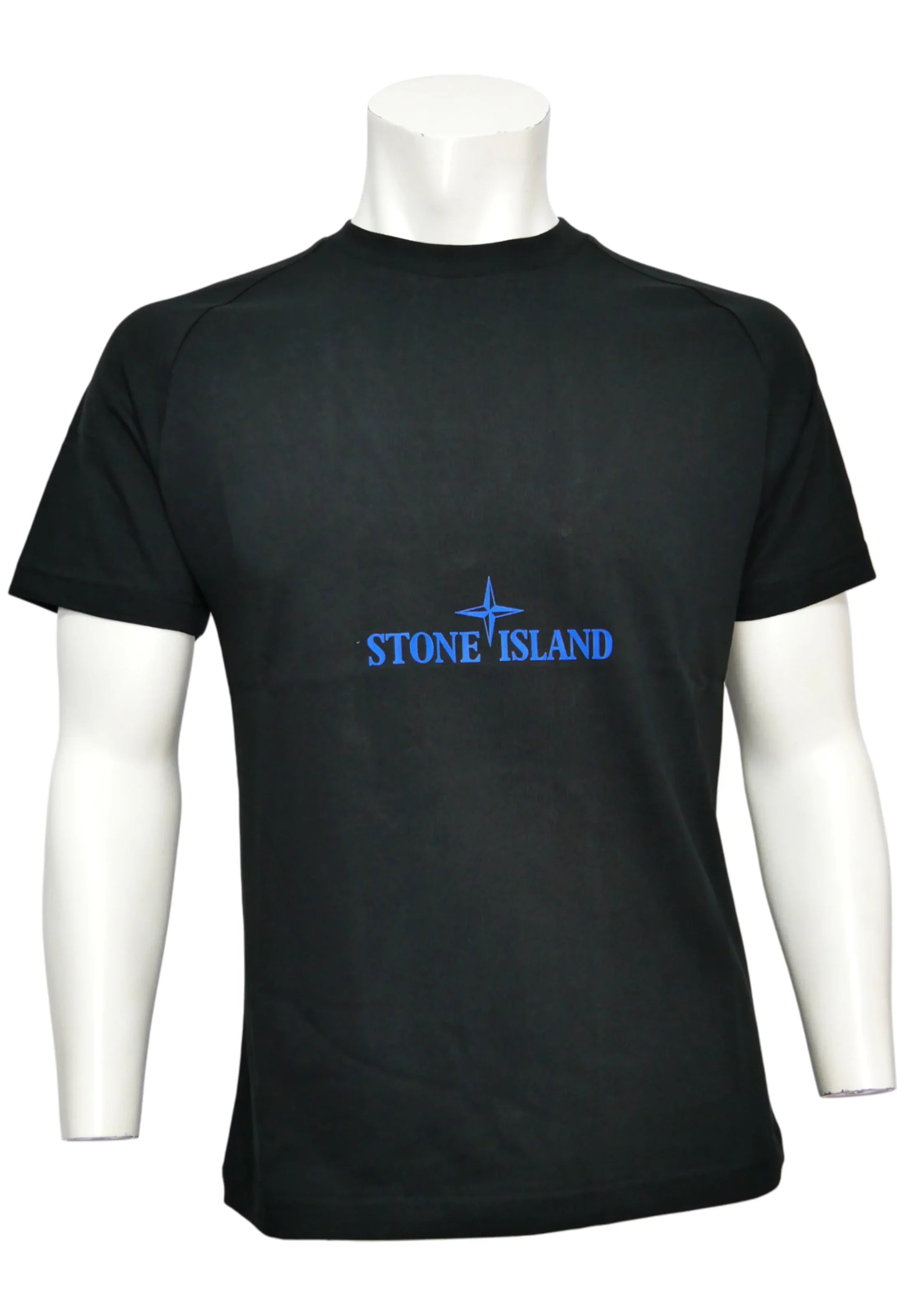 Stone Island Herren T-Shirt Schwarz - Original Designer Marken Outlet - Salvin Store