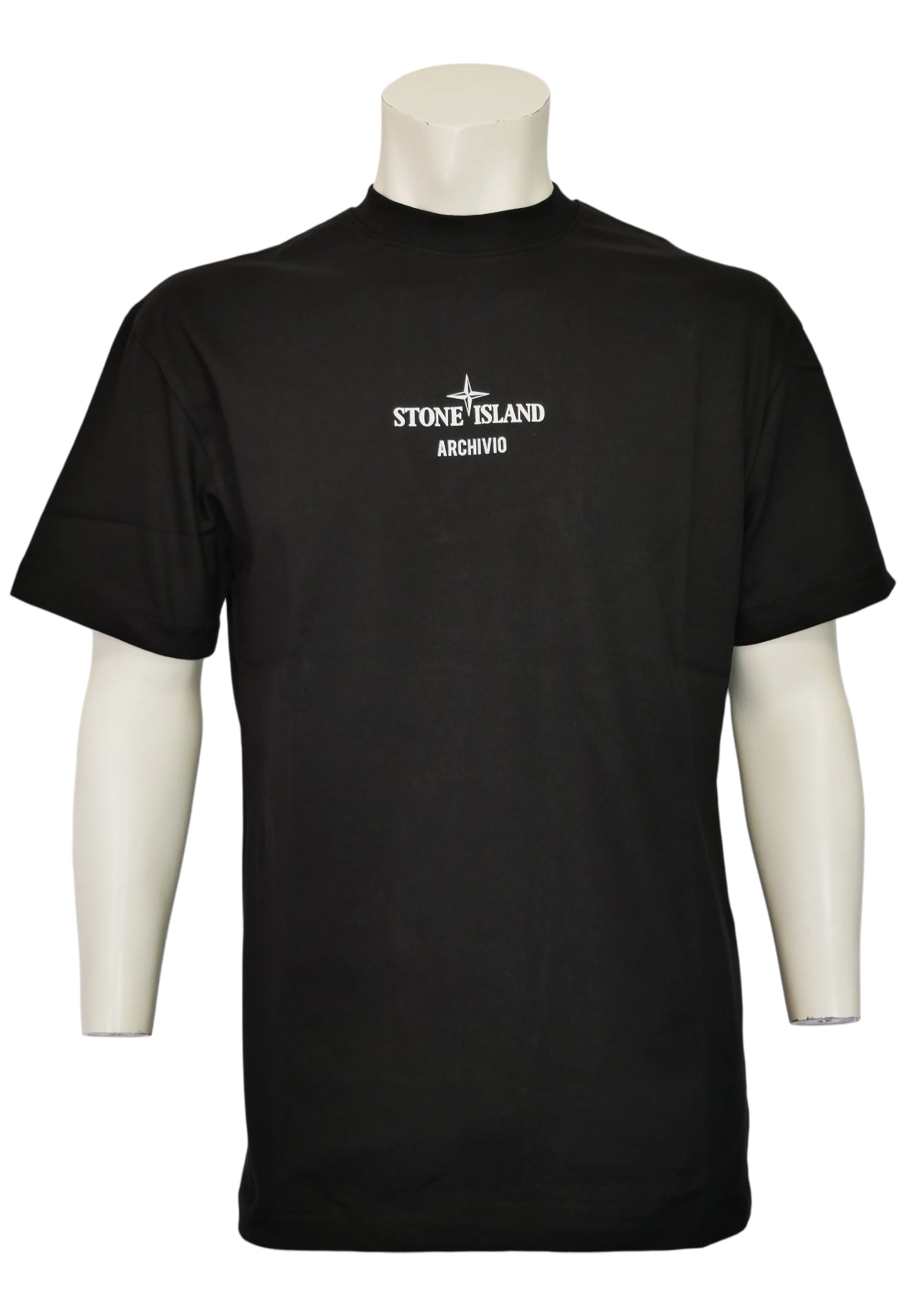 Stone Island Herren T-Shirt Schwarz